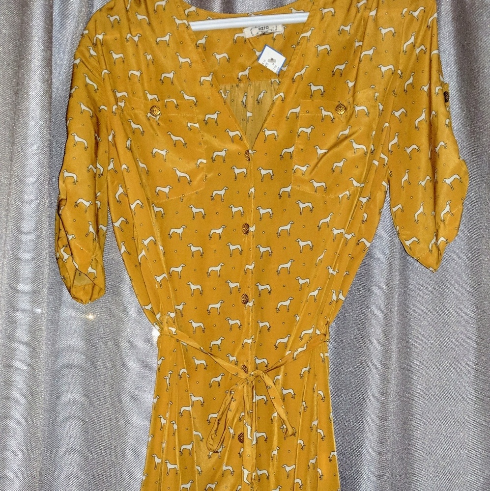 Button down dress